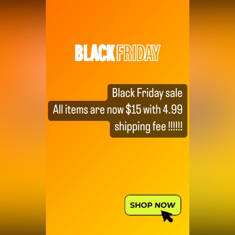 BLACK FRIDAY SALE